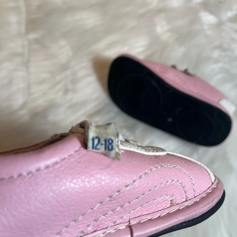 Jack and Lily Pink White Shoes